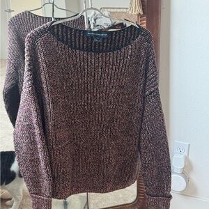 French Connection Millie Mozart Boat Neck Knit Sweater